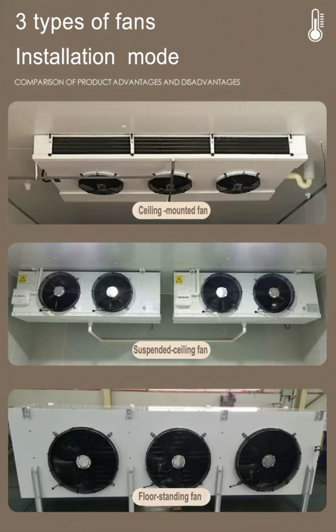 DJシリーズ DJ100 シングルユニットクーラー CE認証済み 冷蔵庫専用エアクーラー エバポレーター 天井エバポレーター 冷凍設備メーカー、冷凍工場、冷蔵保冷庫 18