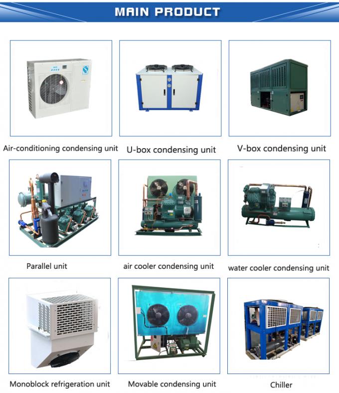 5HP to 25HP Cold Room Condensing Unit Box Type Refrigeration Unit air Cooled Condensing Low-noise Refrigeration Unit 4