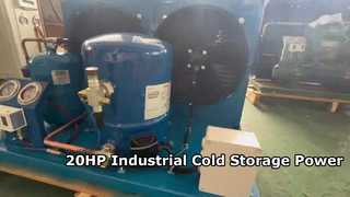 Danfoss MT80HP4CVE コンプレッサーを備えた冷蔵室用凝縮ユニット