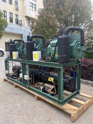 10HP Piston Compressor Water Cooled Condensing Unit with 380V 3PH 50Hz and 1 Year Warranty