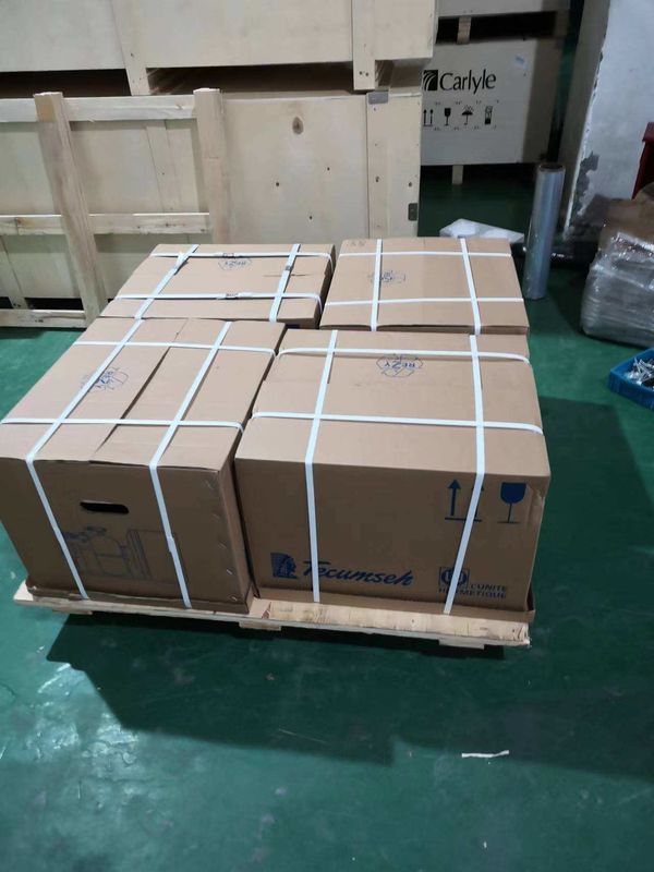 CAJ2446ZBR テカムセーコンプレッサー 1 hp コンデンサーユニット 220V AC コンデンサーユニット R404A フリーザー コンデンサーユニット