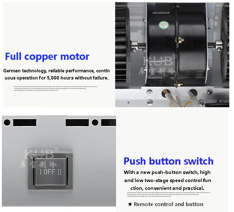 FM125-1200 Durable High Quality air Curtain air Cooler for Window Door Commercial Distant Control air Conditioner Easy to Use