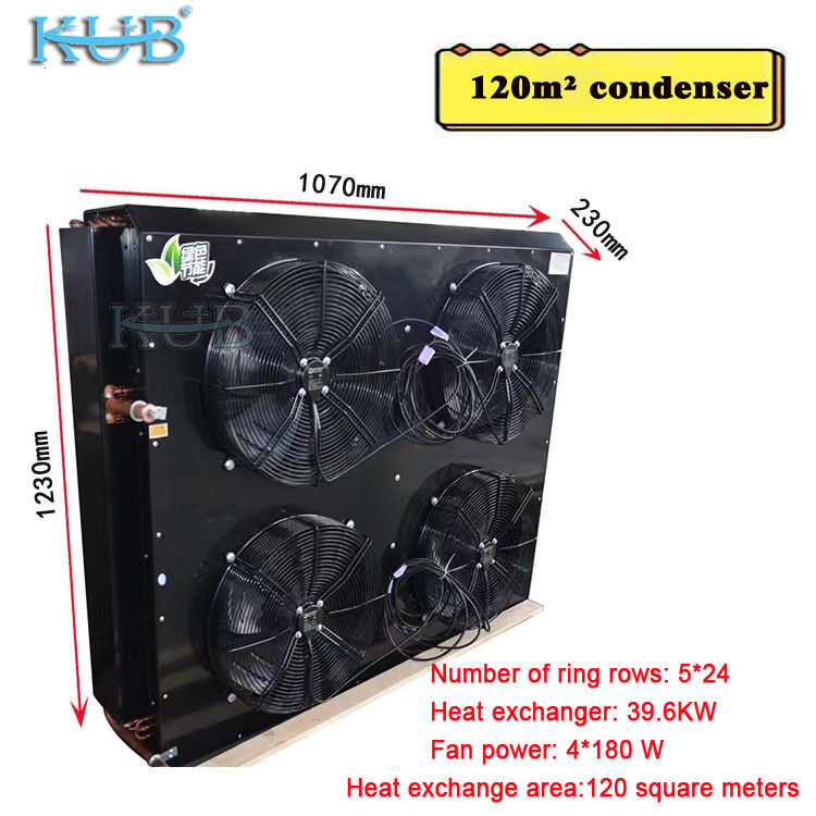 KUB FNH4-120 ミニ空冷凝縮器 380V 銅管アルミニウムフィン 新型工業用冷凍ユニット マルチ冷媒
