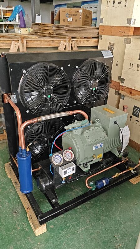 KUB FNH4-120 ミニ空冷凝縮器 380V 銅管アルミニウムフィン 新型工業用冷凍ユニット マルチ冷媒