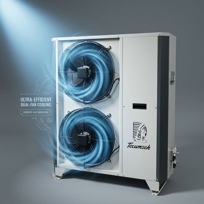 TXV 搭載小型凝縮ユニット 2HP 密閉スクロール R404A ダンフォス膨張弁精密過熱コールドルーム