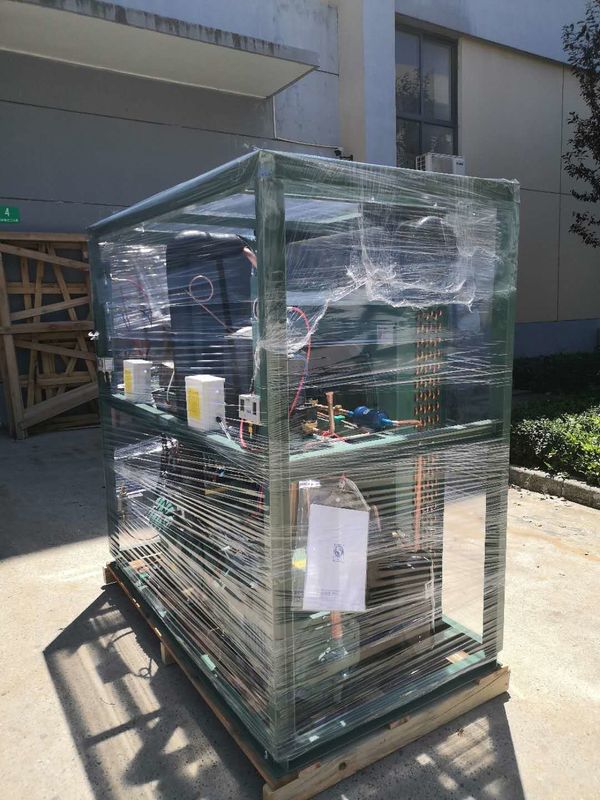 超低い温度の滝の涼しい部屋の凝縮の単位15HP 12HP水は凝縮の単位の商業凝縮を冷却した