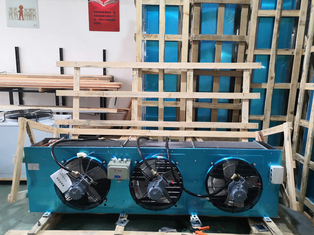 三相化学耐圧防爆Dタイプの蒸化器R404aの冷蔵室の空気クーラー