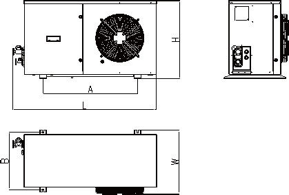 R404Aの密閉冷凍の凝縮の単位箱のタイプ1700m3/H